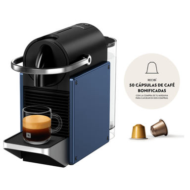 Cafetera Nespresso Pixie Dark Blue D62-AR-BL-NE-IMPO