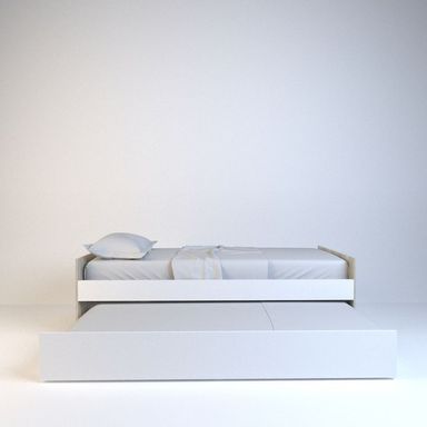 Cama 1 plaza marinera melamina dormitorio Nevado con Everest