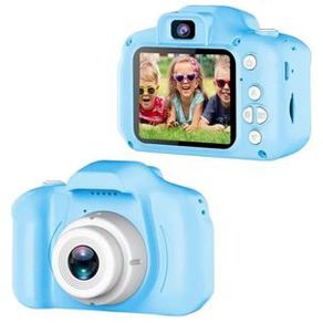 Cámara de Fotos Celeste Gadnic CK32 Digital Para Niños Función Resistente a Golpes