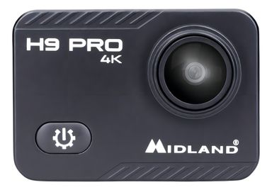 Cámara deportiva Midland H9 pro 4K negra