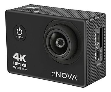 Cámara deportiva Enova E1 4K negra