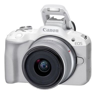 Camara Digital Canon EOS R50 KIT con objetivo RF-S 18-45 MM - Mirrorles BLANCA Blanco