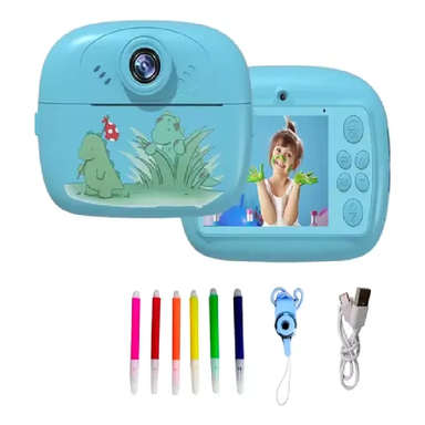 Camara Digital de Impresion Instantanea Para Niños CA-8878 Azul