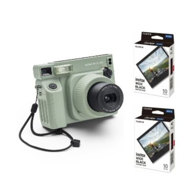 Cámara Instantánea Fujifilm Instax Wide 400 Verde +20 Fotos