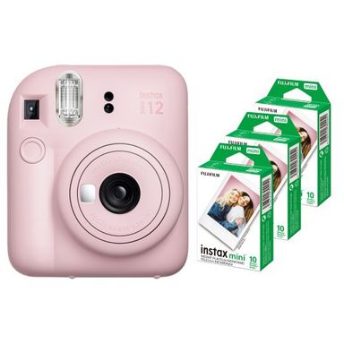 Cámara instantánea instax Mini 12 Rosa +30 Fotos