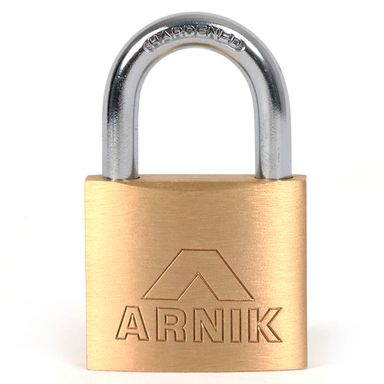 Candado Interior Latón 30 Mm Gris Arnik