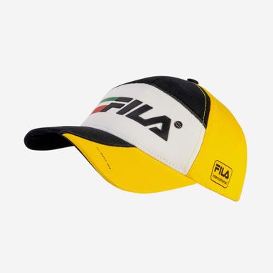 CAP UNISEX FILA SPORT STYLE BLANCO/NEGRO/AMARILLO