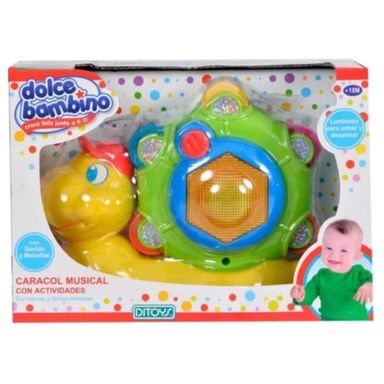 Caracol Musical Con Actividades Dolce Bambino 1703