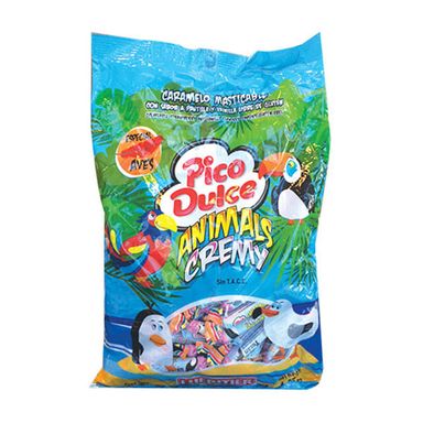Caramelos Pico Dulce animals cremy 500 gr