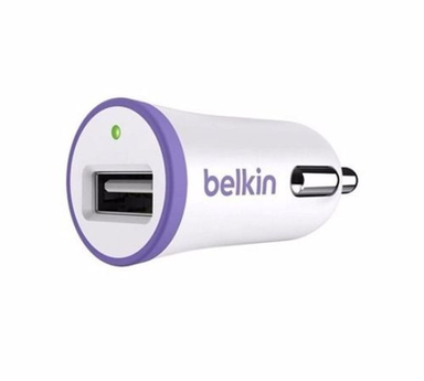 Cargador de Auto Belkin Single Púrpura F8J054BTPUR