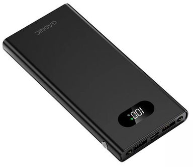 Cargador De Bateria Portatil Gadnic Power Bank 15000 Mah Usb Carga Rapida Display Led NEGRA