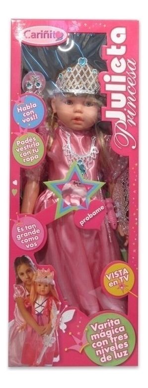 Cariñito Julieta princesa con varita mágica