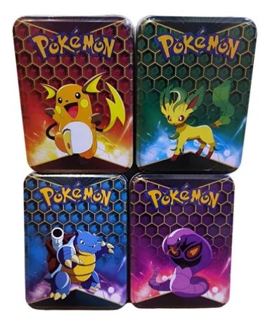 Cartas Pokemon Tcg Lata Grande Tablero 2 Mazos Escarlata Idioma Español 2024