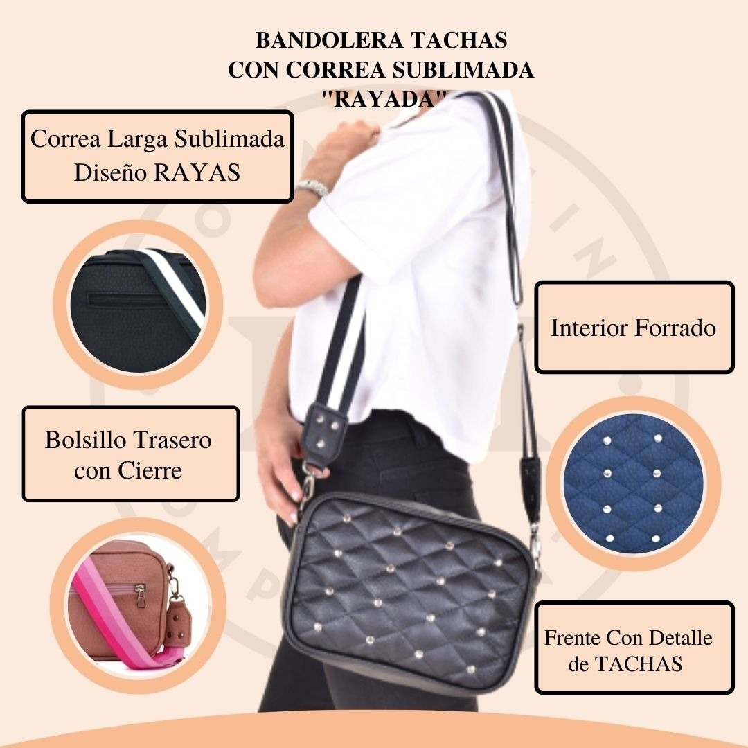 Cartera bandolera PM Complementos bandolera mujer sublimada diseño