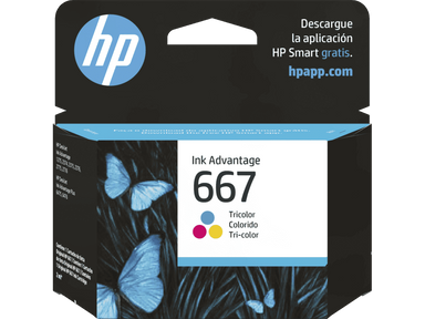Cartucho de Tinta HP 667 Tricolor Ink Advantage Original