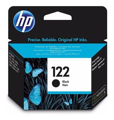 Cartucho de tinta HP 122 negra (CH561HL) Para HP Deskjet 1000, 2050, 3050, 2000