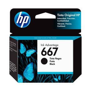 Cartucho de tinta HP 667 negra Original