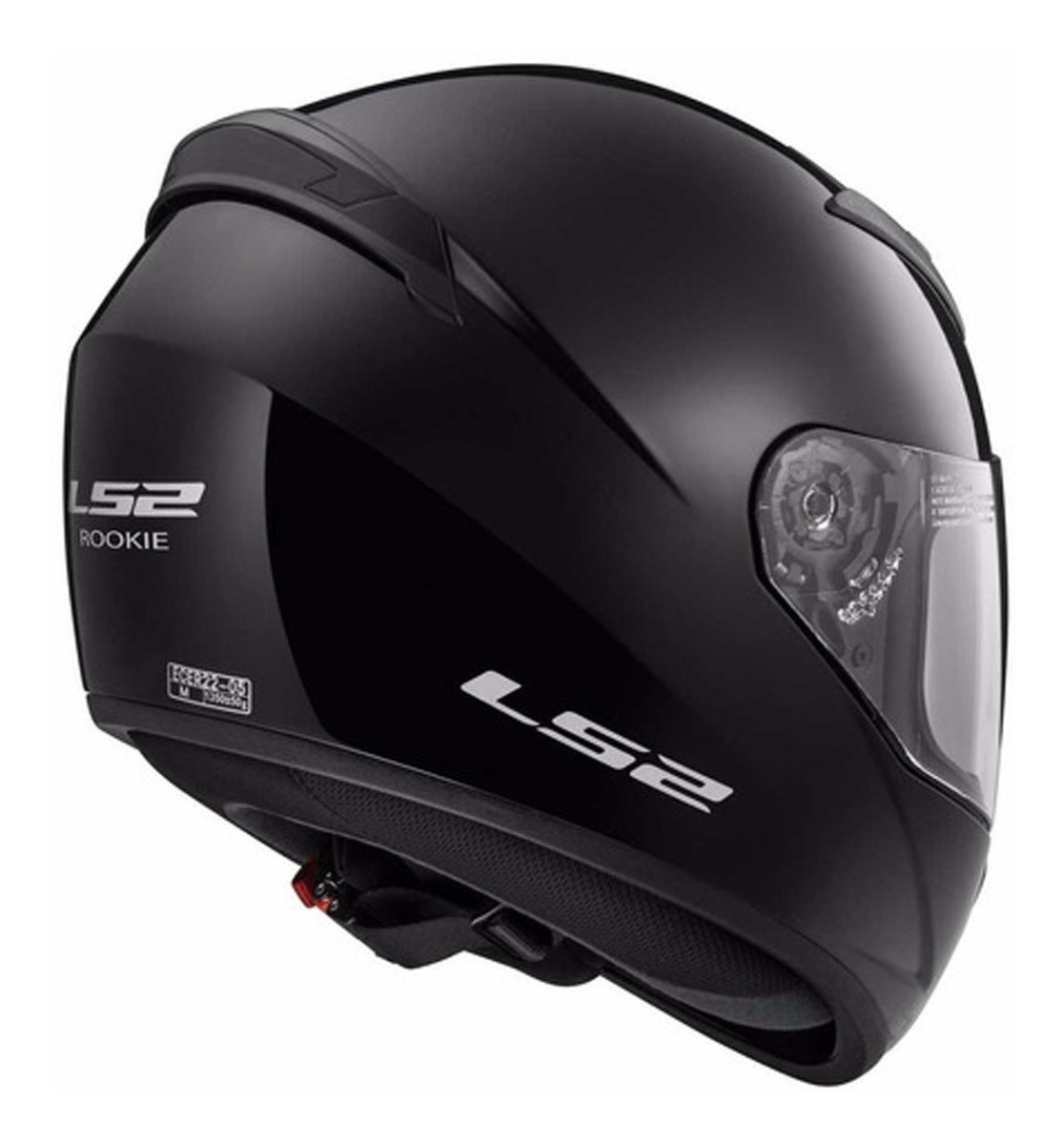 Casco Para Moto Integral LS2 Rookie FF352 Gloss Black Solid Talle XS En ...