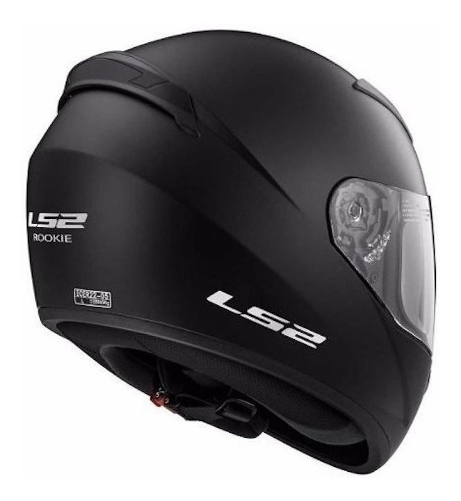 Casco Para Moto Integral LS2 Rookie FF352 Matt Black Solid Talle M En ...