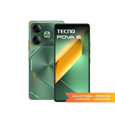 Celular Tecno Mobile Pova 6 6.78" 8GB 256GB comet green