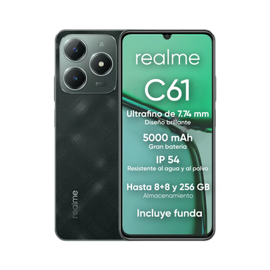 Celular Realme C61 6.7" 8GB 256GB Dark green