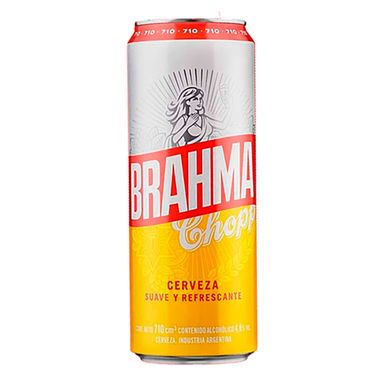 Cerveza Rubia Brahma 710 Ml
