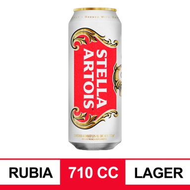 Cerveza Rubia Stella Artois 710 Ml