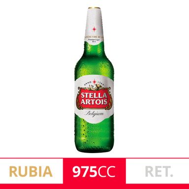 Cerveza Rubia Stella Artois Retornable 975 Ml
