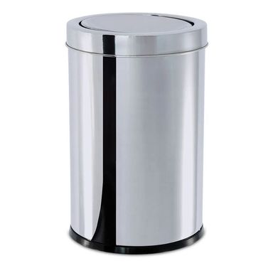 Cesto De Basura C/Tapa Basculante Ø25X46Cm 21,20L Brinox ( 3032/203)
