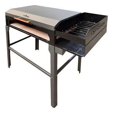 Chulenguito A Leña Enlozado Tromen 02000112 Color Negro