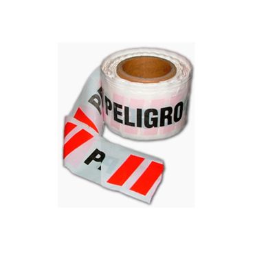 CINTA DE PELIGRO SIMPLE FAZ X 100 METROS PRACTICAL