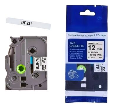 Cinta Laminada Adhesiva 12mm Compatible TZE - 231