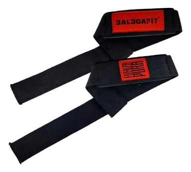 Cintas Poder Agarre Straps Balboafit Retiro Color Negro
