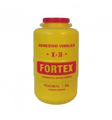Cola X-36 adhesivo vinilico x 1kg Fortex