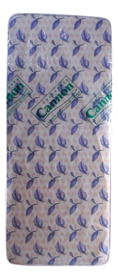 Colchón 1 Plaza de espuma Cannon espuma clásico plus 80cm x 190cm x 17cm