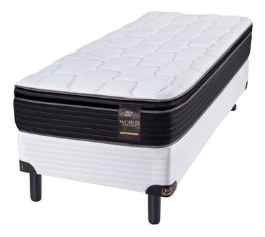 King Koil Comfort Sensations Finesse conjunto sommier 1 1/2 plaza 90x190 de resortes con pillow