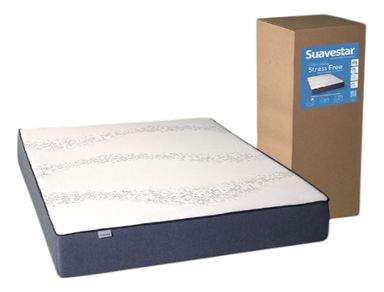 Colchon Suavestar 1 Plaza Stress Free Rollpack 190 X 80 X 21