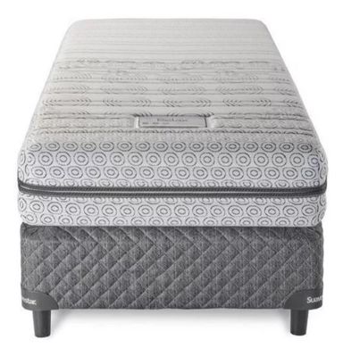 COLCHÓN Y SOMMIER SUAVESTAR RELAX 80x190 ESPUMA 1 PLAZA