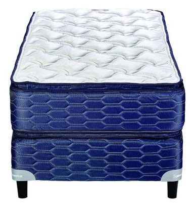 COLCHÓN Y SOMMIER SUAVESTAR ROCKSTAR 80x190 PILLOW-ESPUMA 1 PLAZA