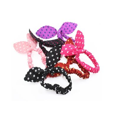 Colita de Pelo Mini Conejo con Lunares