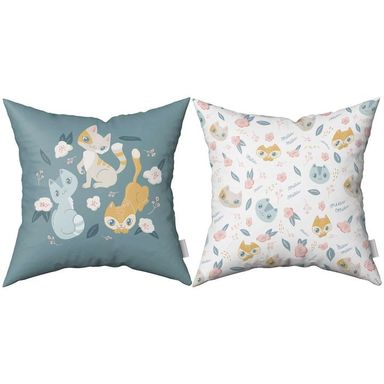 Combox2 Almohadones 40x40 Gatitos Nordicos