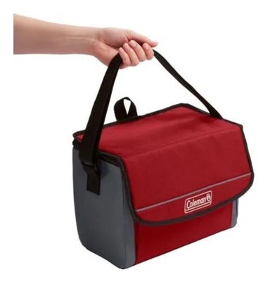 Conservadora Coleman 18 Latas Bolso Térmico Color Bordó 20hs