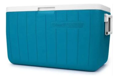Conservadora Coleman Chiller 28qt Camping Ruedas Made In Usa Color Turquesa