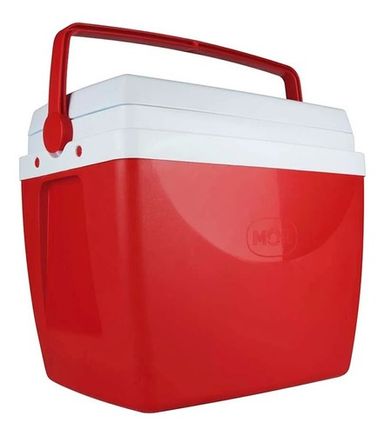 Conservadora Heladera Mor 34l Portatil Camping Playa Frio Rojo