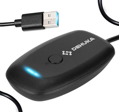 Dehuka Adaptador Compatible XBOX 360 USB Negro