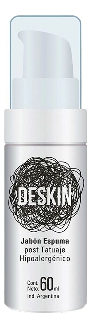 Deskin Jabon Espuma Post Tatuajes 60 Ml