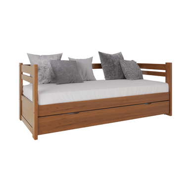 Divan cama INMACOL CARRO 207 8 Pacifico Castaño