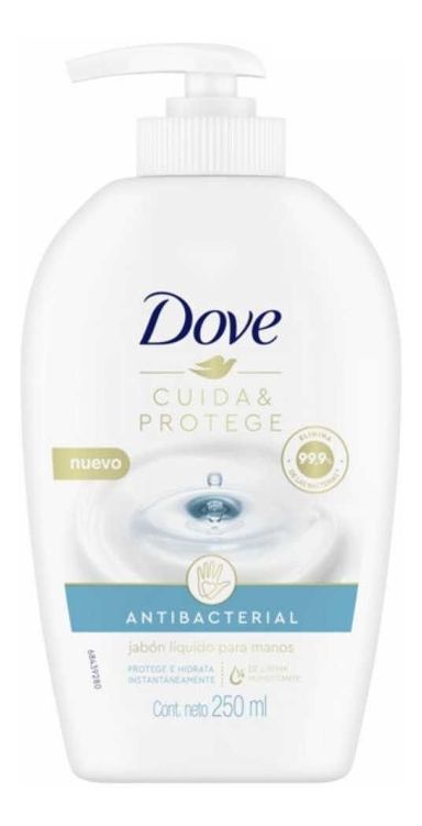 Dove Antibacterial Jabón Líquido X 250 Ml