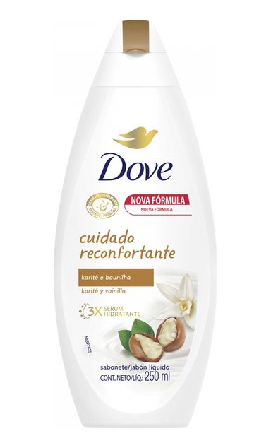 Dove Jabon Liquido Karite Y Vainilla Reconfortante X 250 Ml