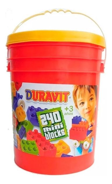 Duravit 662 Bloques Para Armar Balde Mini Bloques 240 piezas